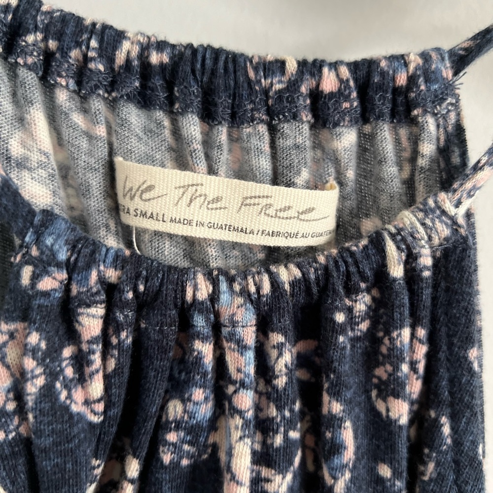 🌻🚨🆕FINAL PRICE🚨 FREE PEOPLE DAISY TANK-NAVY COMBO COLOR - Picture 13 of 15